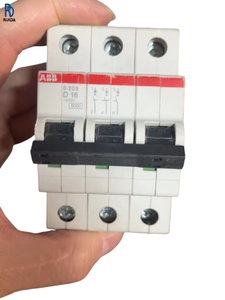 Interruptor de Circuito en Miniatura S203 SH203, 3P 16A 20A, Interruptor de Sobrecarga, Interruptor de Circuito Eléctrico de Bajo Voltaje, Montaje en Riel DIN - Product Image 1