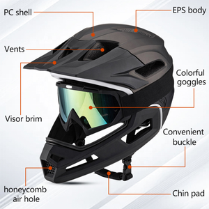 <span class=keywords><strong>Casco</strong></span> de Ciclismo Integral para Descenso, Certificado por la CE y la CPSC, Modelo DFQ 2026, <span class=keywords><strong>Casco</strong></span> de Bicicleta de Montaña de Alta Calidad - Product Image 3