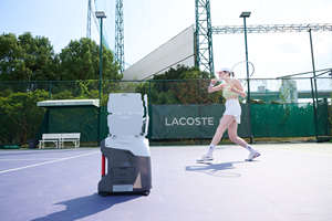 Machine à lancer de balles de <span class=keywords><strong>tennis</strong></span> Tenniix AI Coach, entraînement vocal, portable, professionnelle, machine d'entraînement au tir de balles de <span class=keywords><strong>tennis</strong></span> - Product Image 4
