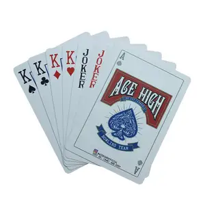 도매 핫 세일 2021 사우디 아라비아 종이 엠보싱 카드 놀이 세트 포커