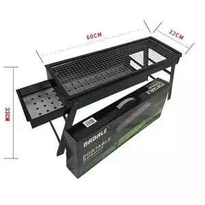 Portable charcoal bbq grill outdoor