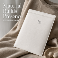 Bolsa de Embalaje para Prendas de Vestir de Papel de Algodón con Logotipo Personalizado, Superficie de Impresión Precisa para Diseños de Marca, para Marcas de Moda Premium