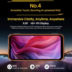 Téléphone portable de marque chinoise <span class=keywords><strong>le</strong></span> <span class=keywords><strong>moins</strong></span> <span class=keywords><strong>cher</strong></span> Blackview BV6200 Plus, 8 Go + 256 Go, IP68/IP69K/MIL-STD-810H, téléphones portables Android 14 de 6.56 pouces - Product Image 5