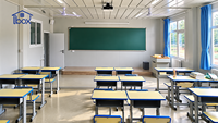 Module de Classe Scolaire Préfabriqué Facile à Assembler pour Projet d'Extension Universitaire Temporaire