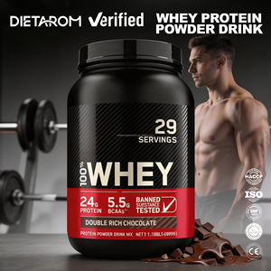 Poudre de Protéine de Lactosérum Transparente en Gros, Poudre de Protéine Chocolatée pour Grossir les Fesses, Suppléments de Nutrition Sportive Pré-entraînement, Usines Personnalisées - Product Image 1