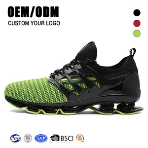 OEM-Zapatillas deportivas informales para hombre, Tenis deportivos de lujo, para correr, a la moda, color negro