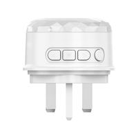 Sirène intelligente Wifi Tuya pour la sécurité domestique, capteur d'alarme sonore et lumineux, prise EU US UK en option, capteur de présence humaine CO VOC PIR