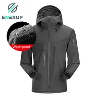 Enerup 야외 캠핑 하이킹 남성 코트 방수 플러스 사이즈 자켓 후드 고품질 스포츠 남성 겨울 자켓