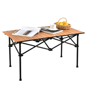 <span class=keywords><strong>Mesa</strong></span> de Picnic Portátil y <span class=keywords><strong>Desmontable</strong></span> para <span class=keywords><strong>Camping</strong></span> y Aire Libre, Plegable, de Aluminio Ligero, con Altura Ajustable - Product Image 1