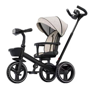 <span class=keywords><strong>Triciclo</strong></span> Infantil Personalizado de Fábrica con 3 Ruedas, <span class=keywords><strong>Asiento</strong></span> Giratorio 360° <span class=keywords><strong>Reclinable</strong></span>, Manillar de Empuje para Niños de 1 a 6 Años - Product Image 2