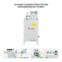 Máquina de Corte de Perfiles Decorativos de Aluminio JD VA200 para Diseño de Guías Lineales en T, Corte Estable, Arranque con un Botón