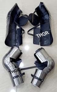 중세 갑옷 팔과 지연 가드 세기 갈보리 18 게이지 스틸 - Product Image 4