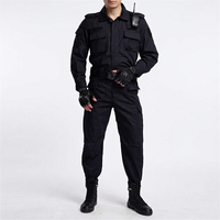 Ensembles d'uniformes de sécurité multicolores en gros pour hommes et femmes avec poches, impression de logo personnalisée, polyester et coton, impression numérique, motif aiguille