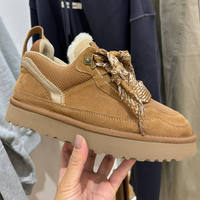 Bottes d'hiver originales 2026 pour femmes, chaudes, en peau de mouton, à plateforme, pour la neige, avec logo personnalisé, bottes de créateur pour femmes, modèle Tasman