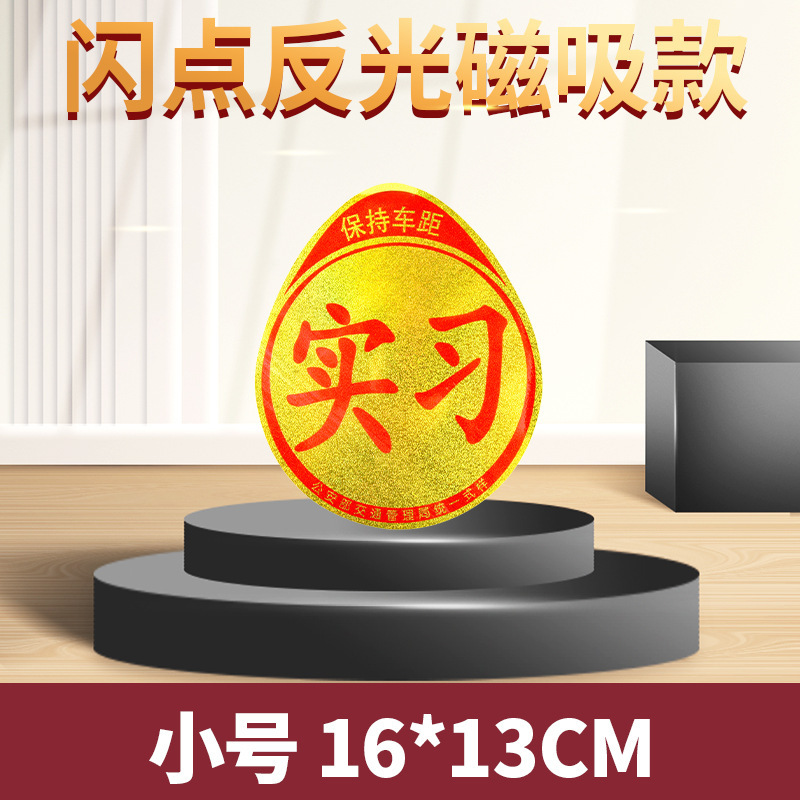 Flashing reflective magnetic design (small size)