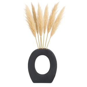 Vaso in ceramica scolpito con intagli aperti per l'arredamento del soggiorno, vaso decorativo per fiori per la camera da letto, complementi d'arredo per la casa, esposizione per ufficio - Product Image 2