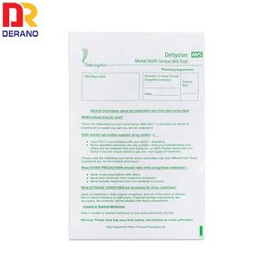 حقيبة صيدلية صغيرة من البلاستيك LDPE حقيبة حبوب طبية حقيبة توزيع مغلف - Product Image 1