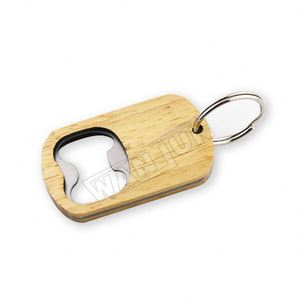 China Factory Supplied Top Quality Custom Laser Wood Keychain