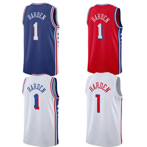 <span class=keywords><strong>Camiseta</strong></span> de <span class=keywords><strong>Baloncesto</strong></span> de <span class=keywords><strong>James</strong></span> <span class=keywords><strong>Harden</strong></span> para Hombre, Filadelfia # <span class=keywords><strong>Camiseta</strong></span> Bordada con Logos, Uniforme Juvenil de Verano, Edición Ciudad, <span class=keywords><strong>Camiseta</strong></span> Cosida - Product Image 1