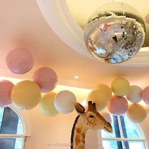 Gran oferta, decoración interior colgante, accesorios de globos de fibra de vidrio, escultura de globos para fiesta, boda, evento, decoración de tienda