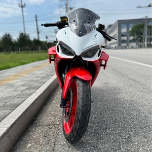 Moto de course sportive à moteur central sans balais haute puissance 10000W DK400, vitesse maximale 180 km/h, bras oscillant simple, freins à disque avant/arrière - Product Image 3