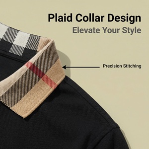 <span class=keywords><strong>Polo</strong></span> da <span class=keywords><strong>Uomo</strong></span> in Piqué di Alta Qualità, 100% Cotone, Tinta Unita, Ricamata, con Taschino, Morbida e Traspirante, per Golf e Casual - Product Image 3