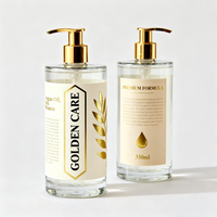 Autocollants adhésifs personnalisés pour flacons cosmétiques, logos imprimés, vinyle imperméable, dorure à chaud, emballage de shampoing, carton