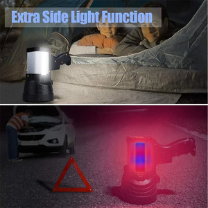 Linterna de Patrulla de Mano Súper Brillante de Alta Potencia, Resistente al Agua, Recargable por USB, Linterna LED Portátil, Linterna Táctica, Linterna de Búsqueda - Product Image 6
