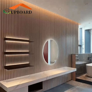 Panneau mural WPC durable pour la décoration intérieure moderne, revêtement imperméable facile à installer - Product Image 3