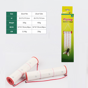 Trampas Adhesivas para <span class=keywords><strong>Moscas</strong></span> Comerciales de Varios Tamaños con Cordón para Colgar, Suministro Directo de Fábrica, para Restaurantes, Carnicerías y Panaderías - Product Image 2