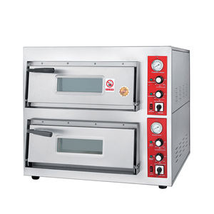 Fours de boulangerie électriques Four à pizza commercial à 2 étages et 2 plateaux Four de table à étages - Product Image 1