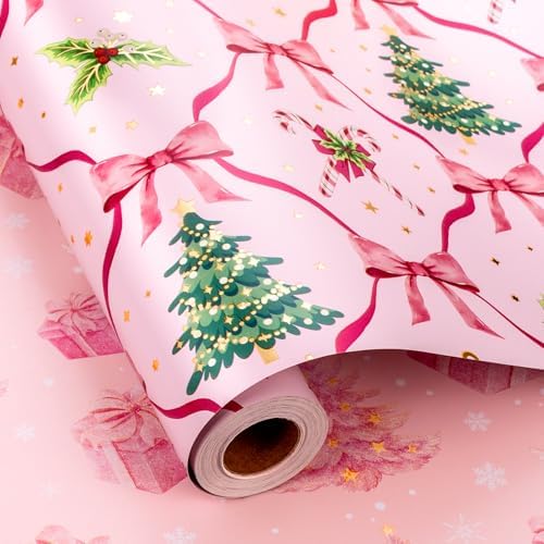 Pink BowChristmas TreePresent