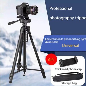 Support de <span class=keywords><strong>trépied</strong></span> professionnel robuste pour caméra, idéal pour la photographie extérieure, le streaming en direct et les vlogs, compatible Canon, Nikon, téléphone - Product Image 5