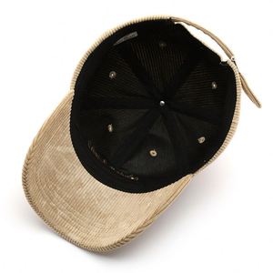 Nueva Gorra de Béisbol Unisex de Pana de Color Sólido para Viajes al Aire Libre, Protección Solar, con Logotipo Personalizado, Gorras de Béisbol Vintage - Product Image 3