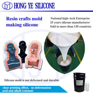 Catalizador de goma de silicona líquida de alta calidad, Material artesanal de resina curada, resistencia al fuego 94-V0, muestra gratis de grado conductor - Product Image 4