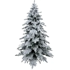 Hot Sale Flocked Christmas <b>Trees</b> Luxury Fantasy Pvc Christmas <b>Trees</b> Fireproof <b>Plastic</b> Xmas <b>Tree</b> for Decorations - Product Image 1