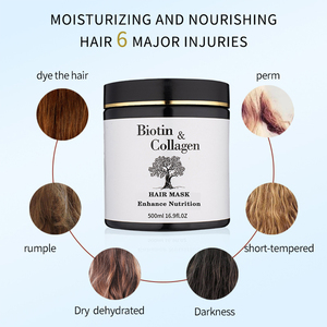 Meilleur <span class=keywords><strong>Masque</strong></span> Capillaire Bio au Collagène et à la <span class=keywords><strong>Biotine</strong></span> avec Protéines pour lutter contre la chute des cheveux, conditionnement en profondeur et réparation des cheveux abîmés - Fabrication en usine - Product Image 3
