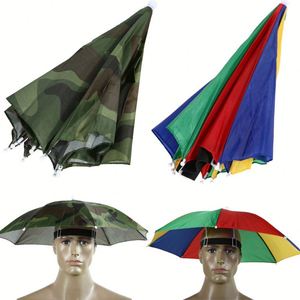 Sombrero Paraguas Plegable de Nailon para Protección Solar y contra la Lluvia, Ideal para Pesca, Ciclismo, Senderismo, Camping y Regalos - Product Image 2
