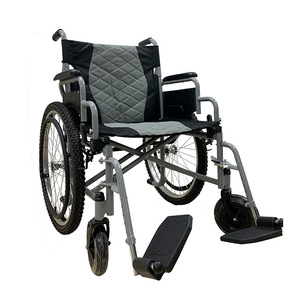 Fauteuil roulant portable multifonctionnel, scooter de mobilité manuel pliable et léger pour personnes âgées et handicapées, avec frein en U, confortable - Product Image 3