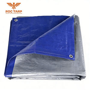 Bâche en PE tissée enduite de matériau HDPE écologique, imperméable, résistante aux déchirures et durable pour usage extérieur (auvent) - Product Image 1