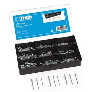 FERVI <b>Fastener</b> Assortment Diverse Range of Rivets for Versatile Use - Product Image 1