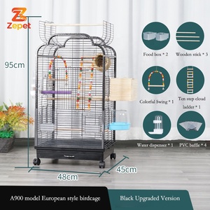 Bellissima Gabbia per Pappagalli Artificiale, Grande e Alta, Facile da Montare, per Uccelli di Piccola Taglia - Product Image 5