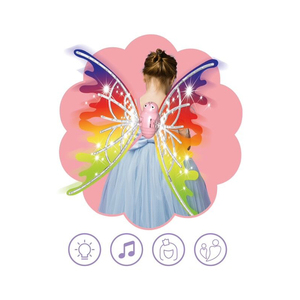 Ali da Principessa Automatiche Luminose Bemay Toy, Ali Luminose per Bambine con Cinghie Posteriori, Giocattolo Regalo per Giochi di Ruolo - Product Image 2