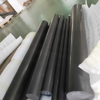 Tige en PTFE blanc fluoroplastique résistant aux produits chimiques, sur mesure en usine