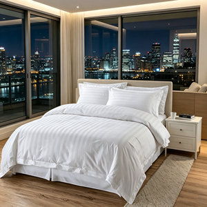 Parures <span class=keywords><strong>de</strong></span> <span class=keywords><strong>lit</strong></span> d'hôtel sur mesure en gros – Draps, housses <span class=keywords><strong>de</strong></span> couette et taies d'oreiller pour chambre d'hôtel - Product Image 1