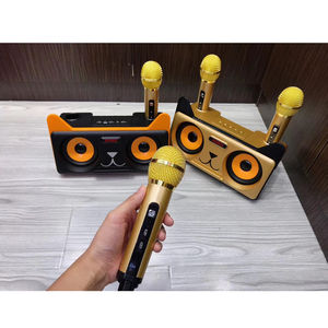 Nouveau style 2026 : Enceinte sans fil SD305 en forme de chat pour KTV à domicile avec deux microphones et audio BT4.2 - Product Image 4