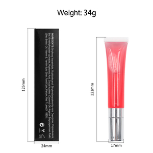 Aceite Labial en Tubos Exprimibles <span class=keywords><strong>de</strong></span> 15ml, Libre <span class=keywords><strong>de</strong></span> Crueldad Animal, Marca Privada, Hidratación Profunda, Sabor a Frutas, Brillo Labial Voluminizador, Venta al Por Mayor - Product Image 6