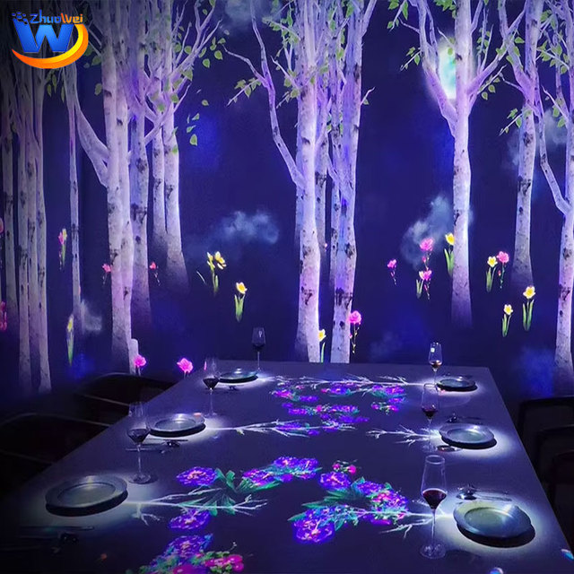 Hot Sale Professional Immersive Interactive Projection System for Restaurant Dining Party and Conference Room Experiences