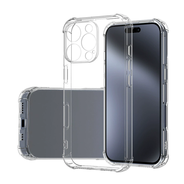 Fashion Clear Phone Case for iPhone 16E 16 Pro Max 15 14 Pro Max 13 12 11 X Xs Plus 6s 5 SE Shockproof Transparent Back Cover