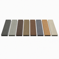 Plancher de terrasse WPC contemporain - Antidérapant, imperméable, grain de bois, écologique, design moderne pour usage extérieur et jardin